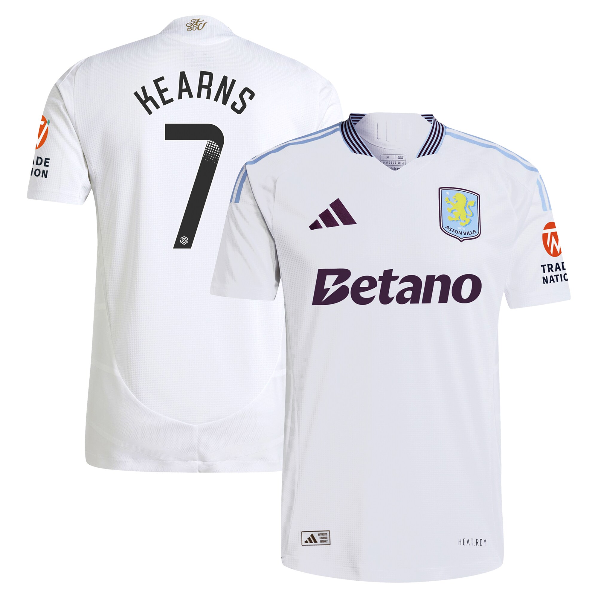 aston villa adidas wsl away authentic shirt 2024-25 with kearns 7 printing Collection | Aston Villa Shop Official Jerseys