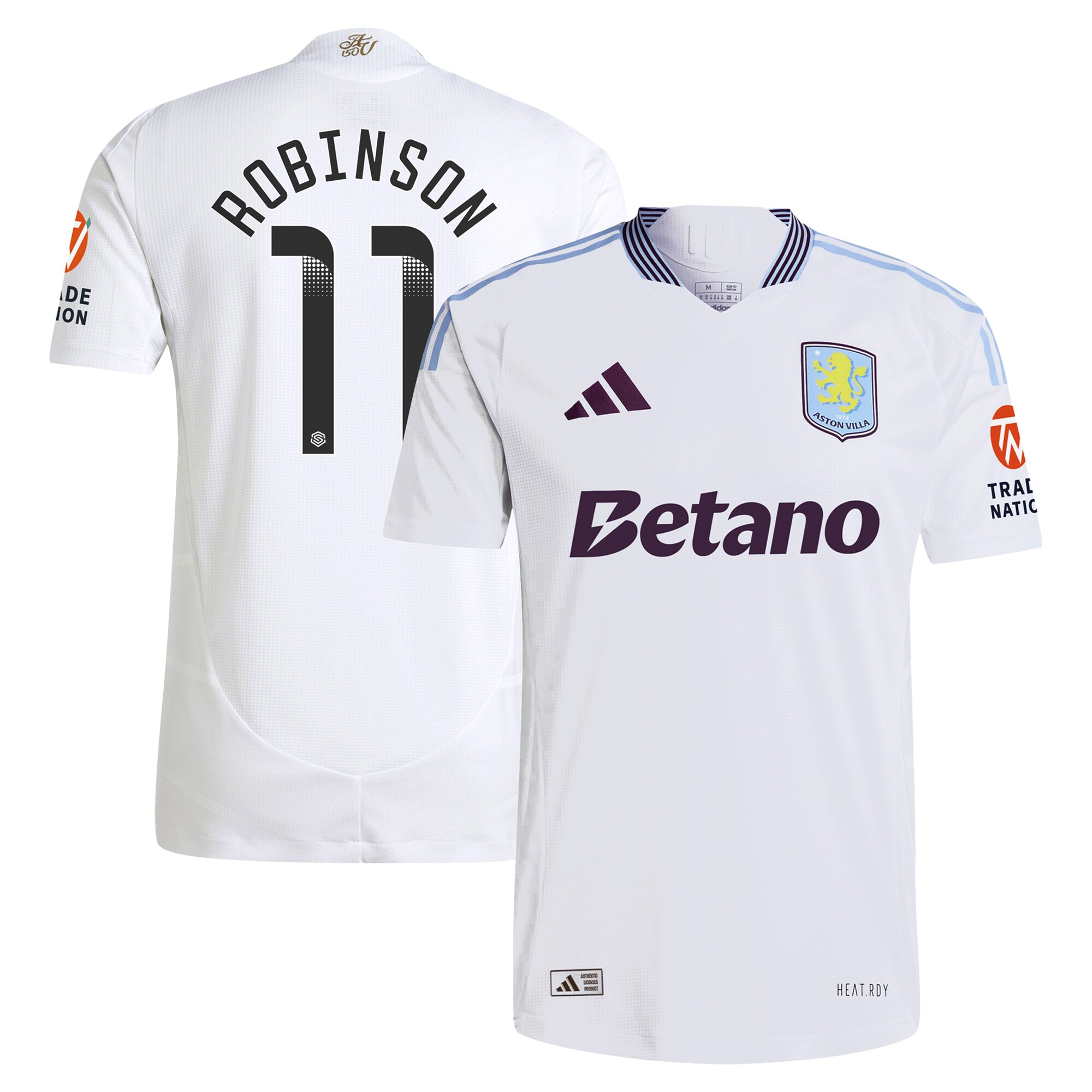 aston villa adidas wsl away authentic shirt 2024-25 with robinson 11 printing Collection | Aston Villa Shop Official Jerseys