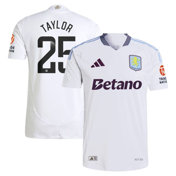 aston villa adidas wsl away authentic shirt 2024-25 with taylor 25 printing Collection | Aston Villa Shop Official Jerseys