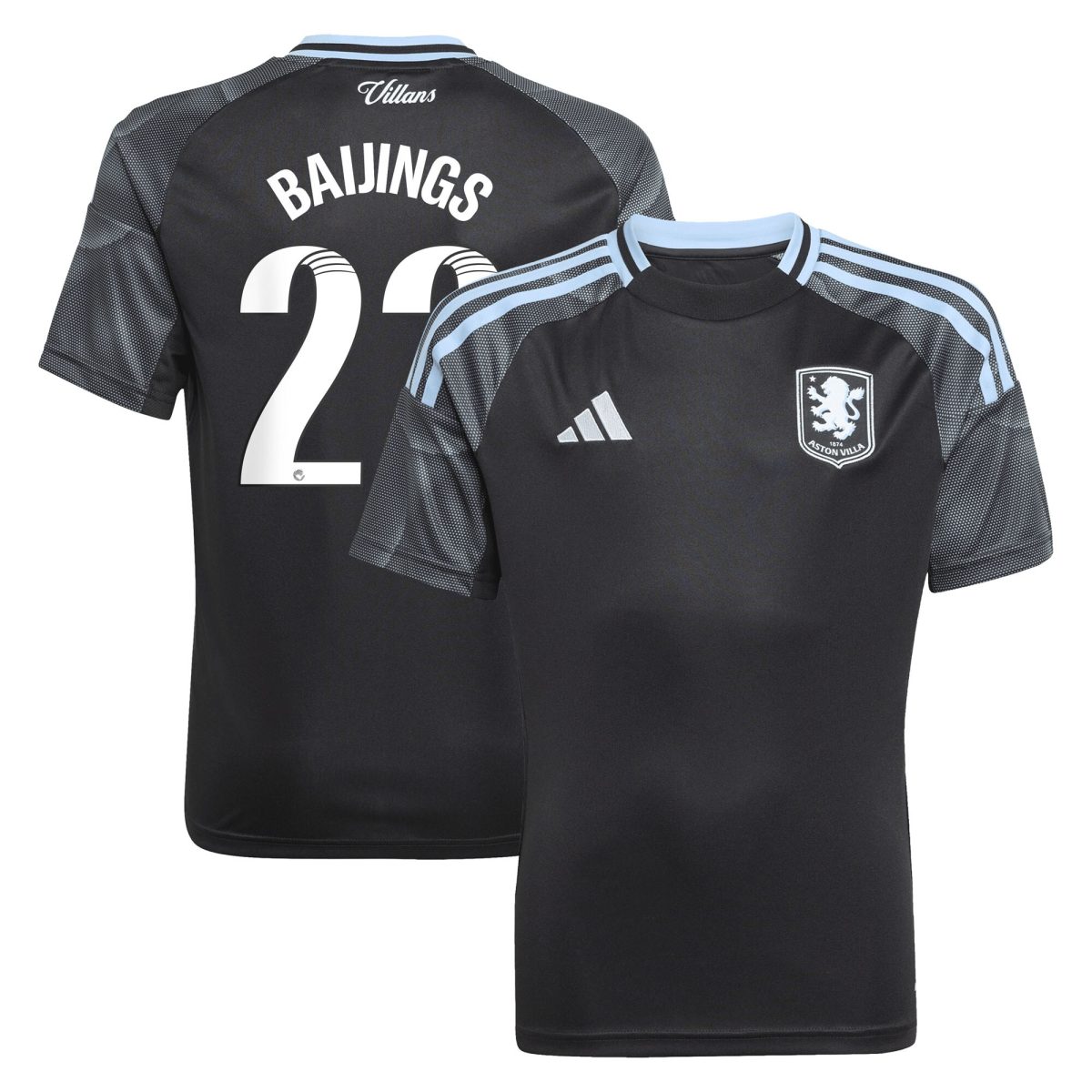 aston villa adidas wsl away shirt 2025-26 – kids with baijings 22 printing Collection | Aston Villa Shop Official Jerseys