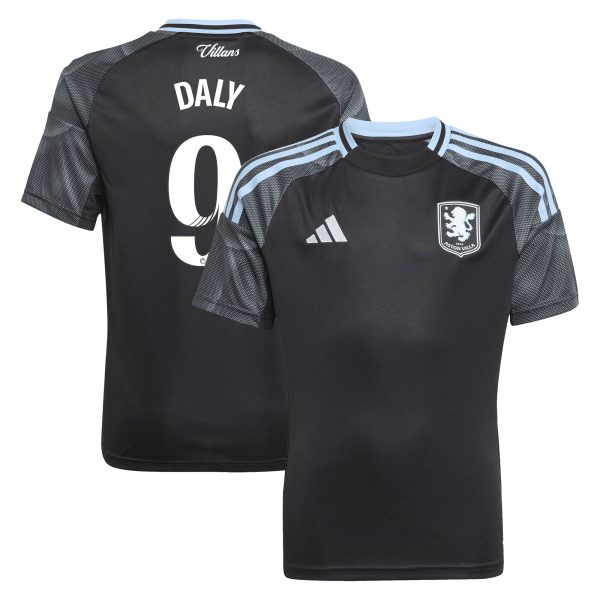 aston villa adidas wsl away shirt 2025-26 – kids with daly 9 printing Collection | Aston Villa Shop Official Jerseys