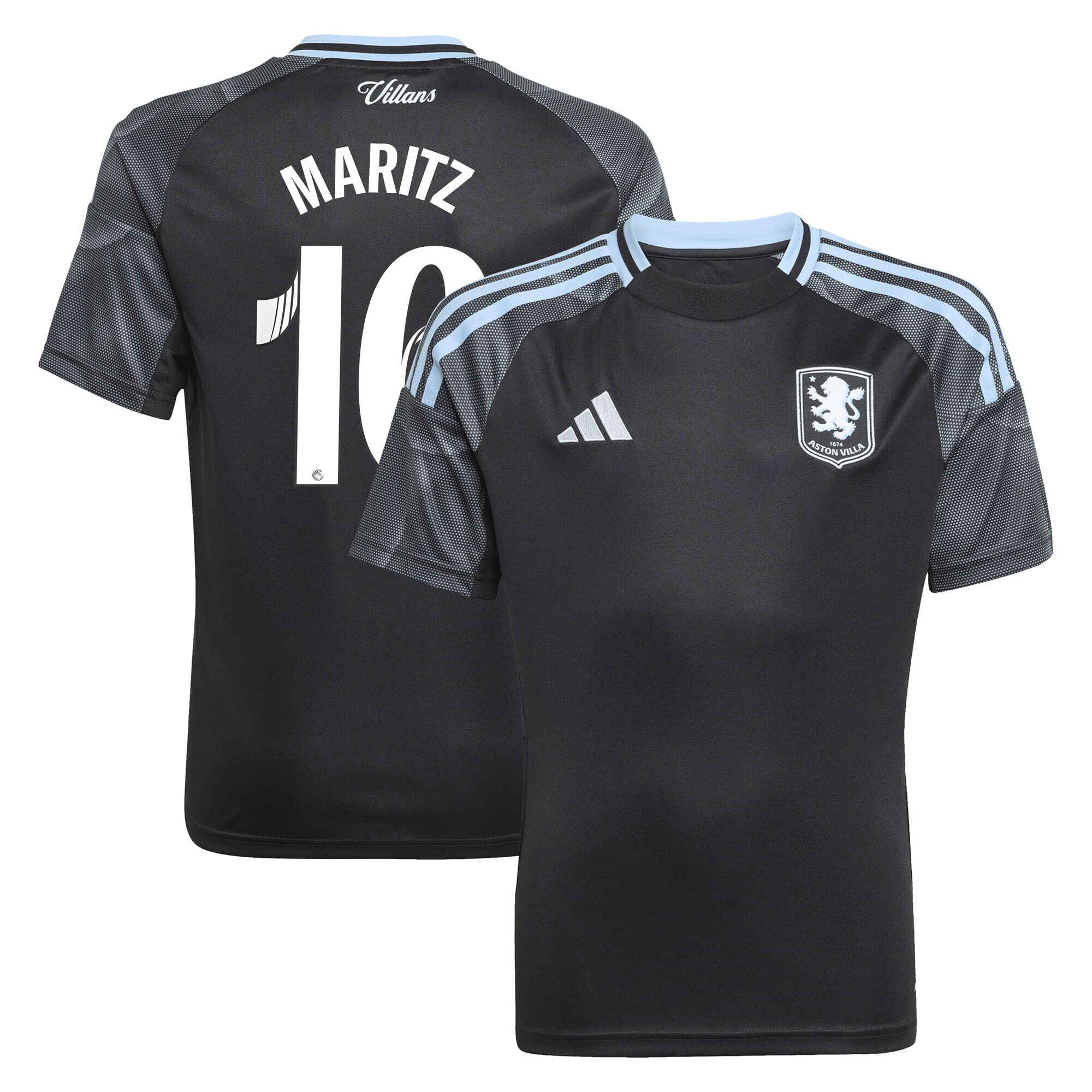 aston villa adidas wsl away shirt 2025-26 – kids with maritz 16 printing Collection | Aston Villa Shop Official Jerseys