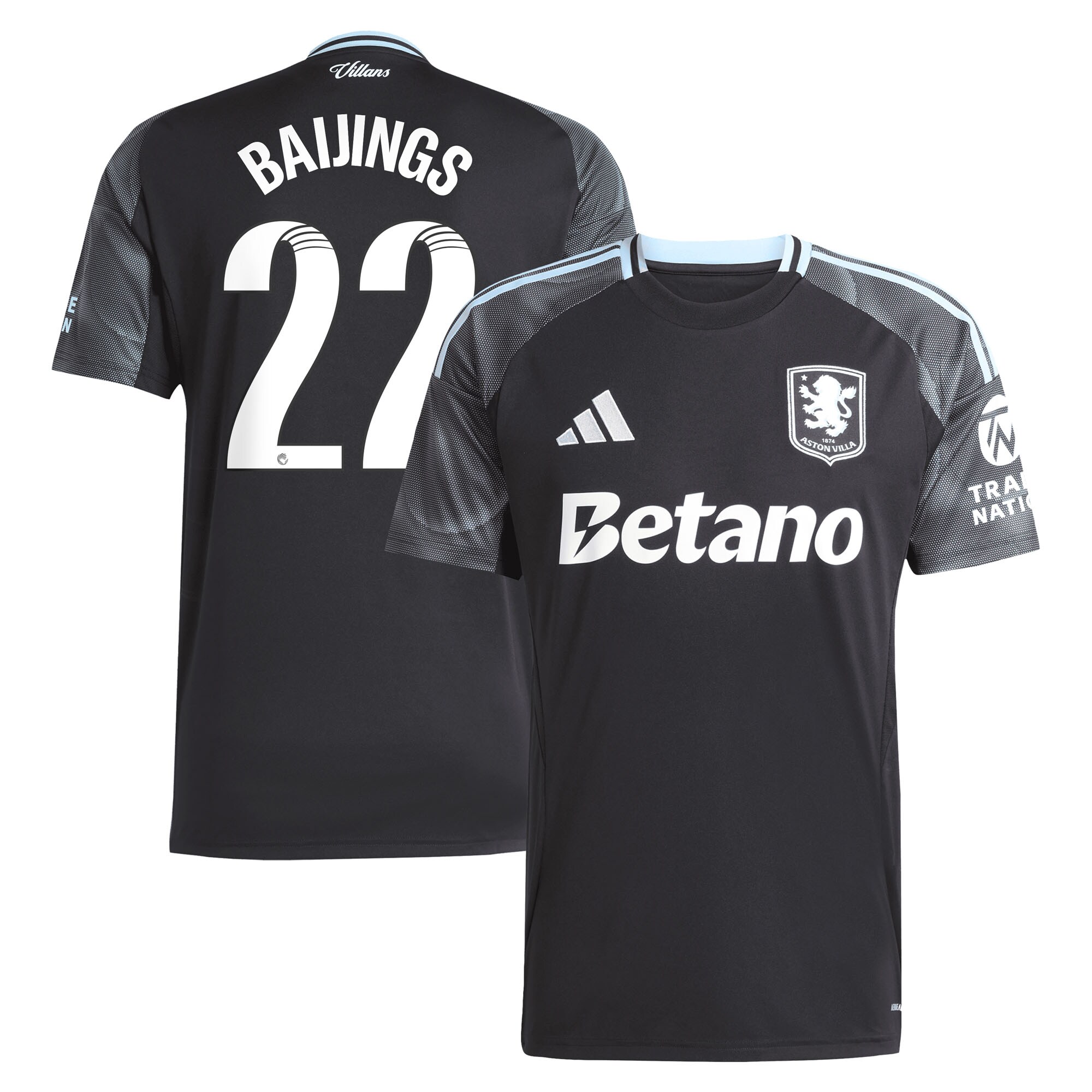 aston villa adidas wsl away shirt 2025-26 with baijings 22 printing Collection | Aston Villa Shop Official Jerseys