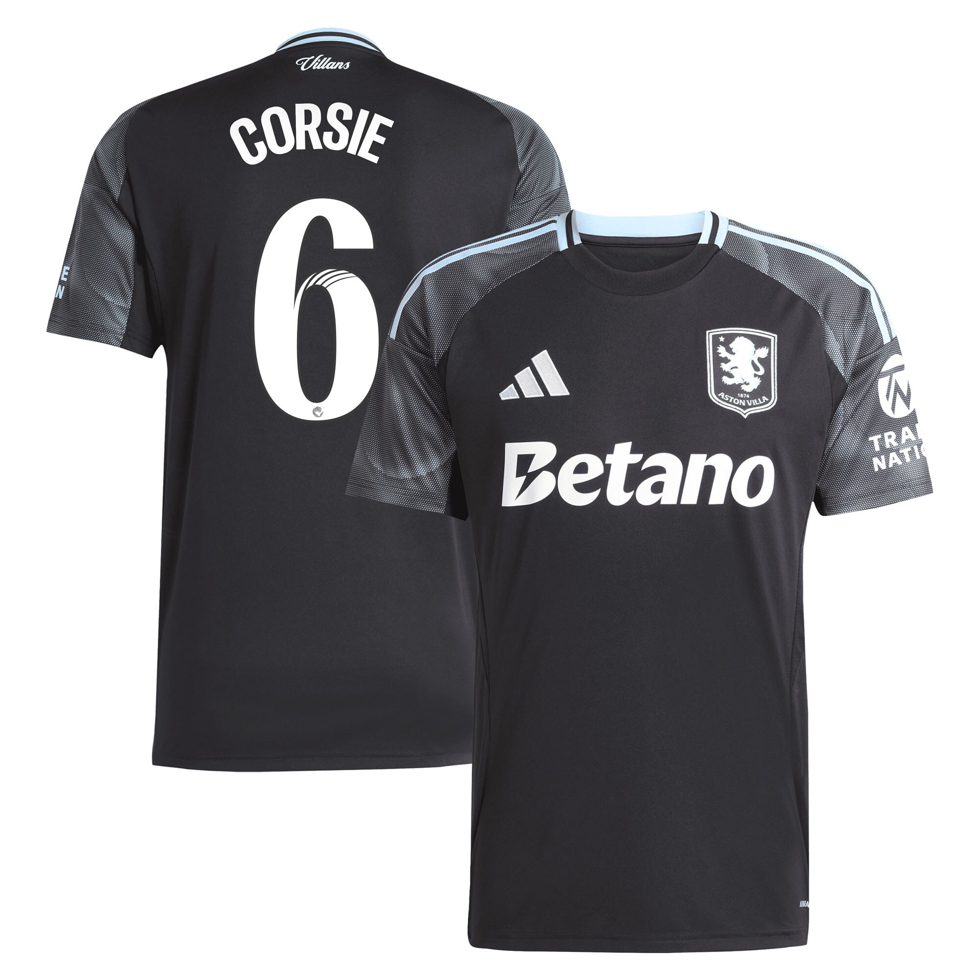 aston villa adidas wsl away shirt 2025-26 with corsie 6 printing Collection | Aston Villa Shop Official Jerseys