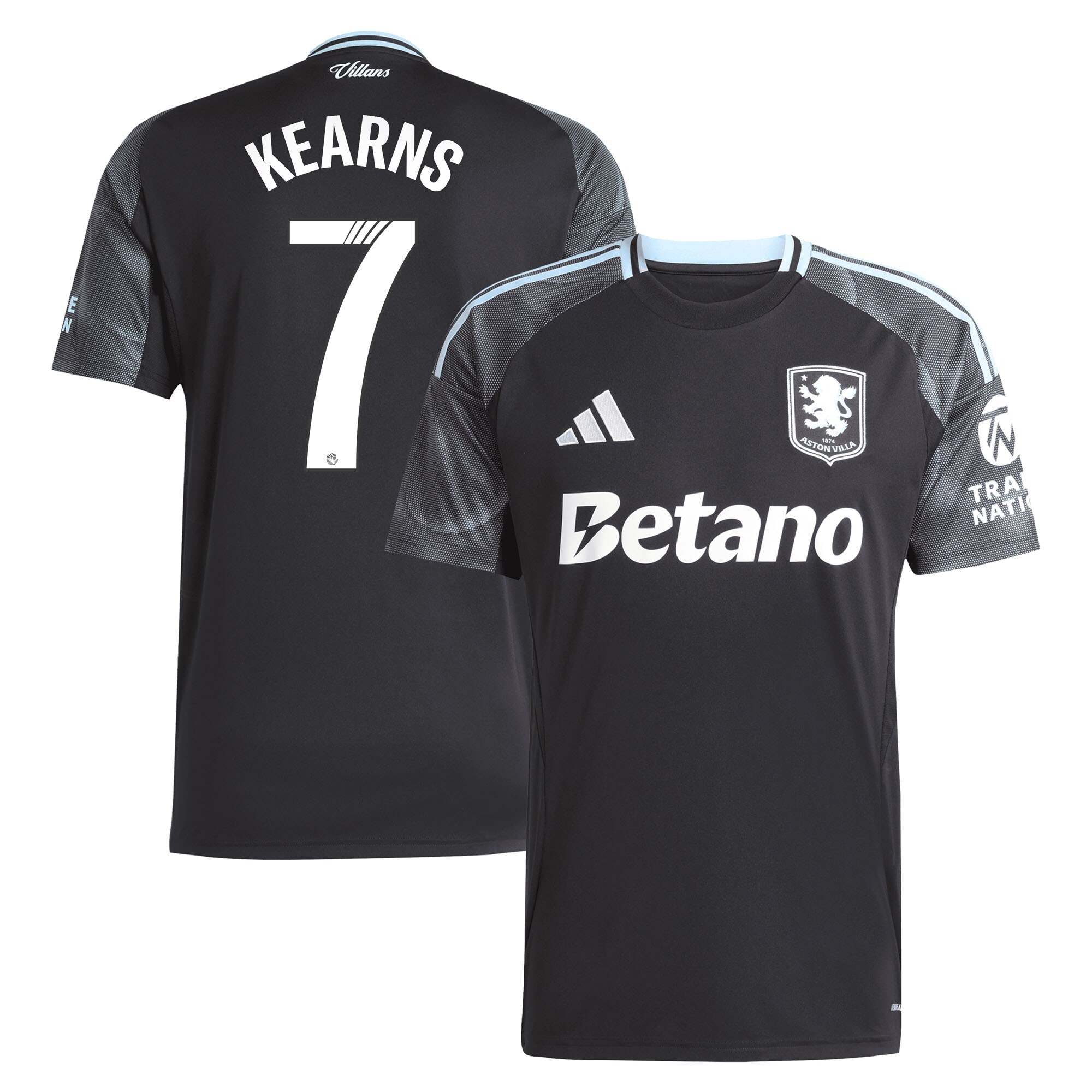 aston villa adidas wsl away shirt 2025-26 with kearns 7 printing Collection | Aston Villa Shop Official Jerseys