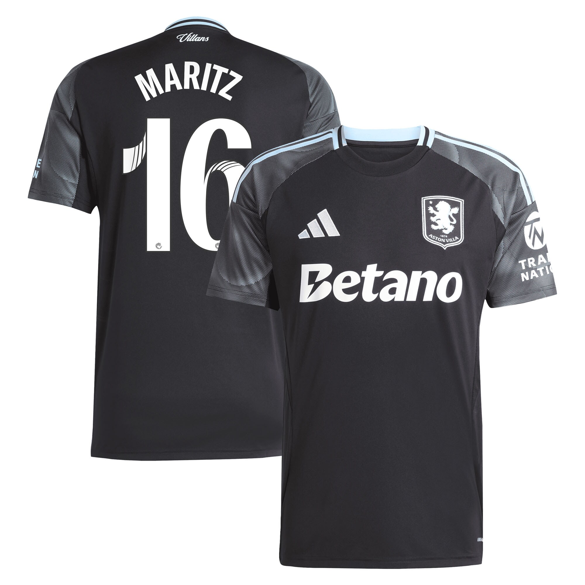 aston villa adidas wsl away shirt 2025-26 with maritz 16 printing Collection | Aston Villa Shop Official Jerseys