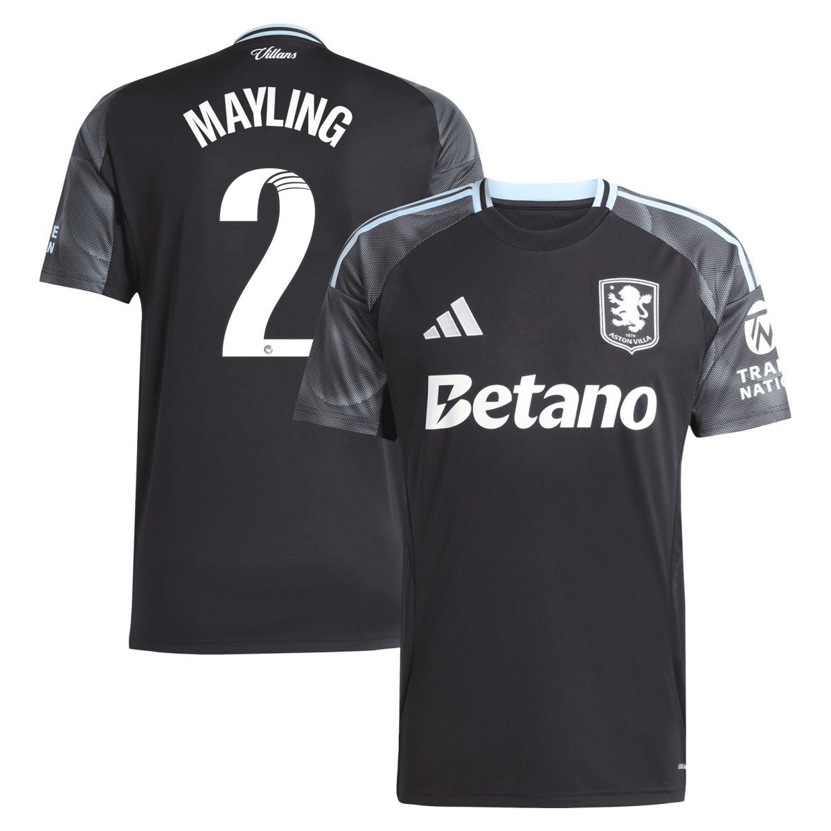 aston villa adidas wsl away shirt 2025-26 with mayling 2 printing Collection | Aston Villa Shop Official Jerseys