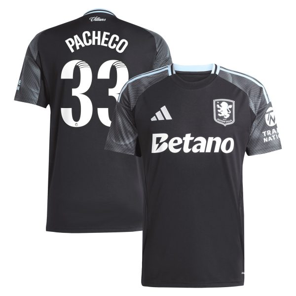 aston villa adidas wsl away shirt 2025-26 with pacheco 33 printing Collection | Aston Villa Shop Official Jerseys