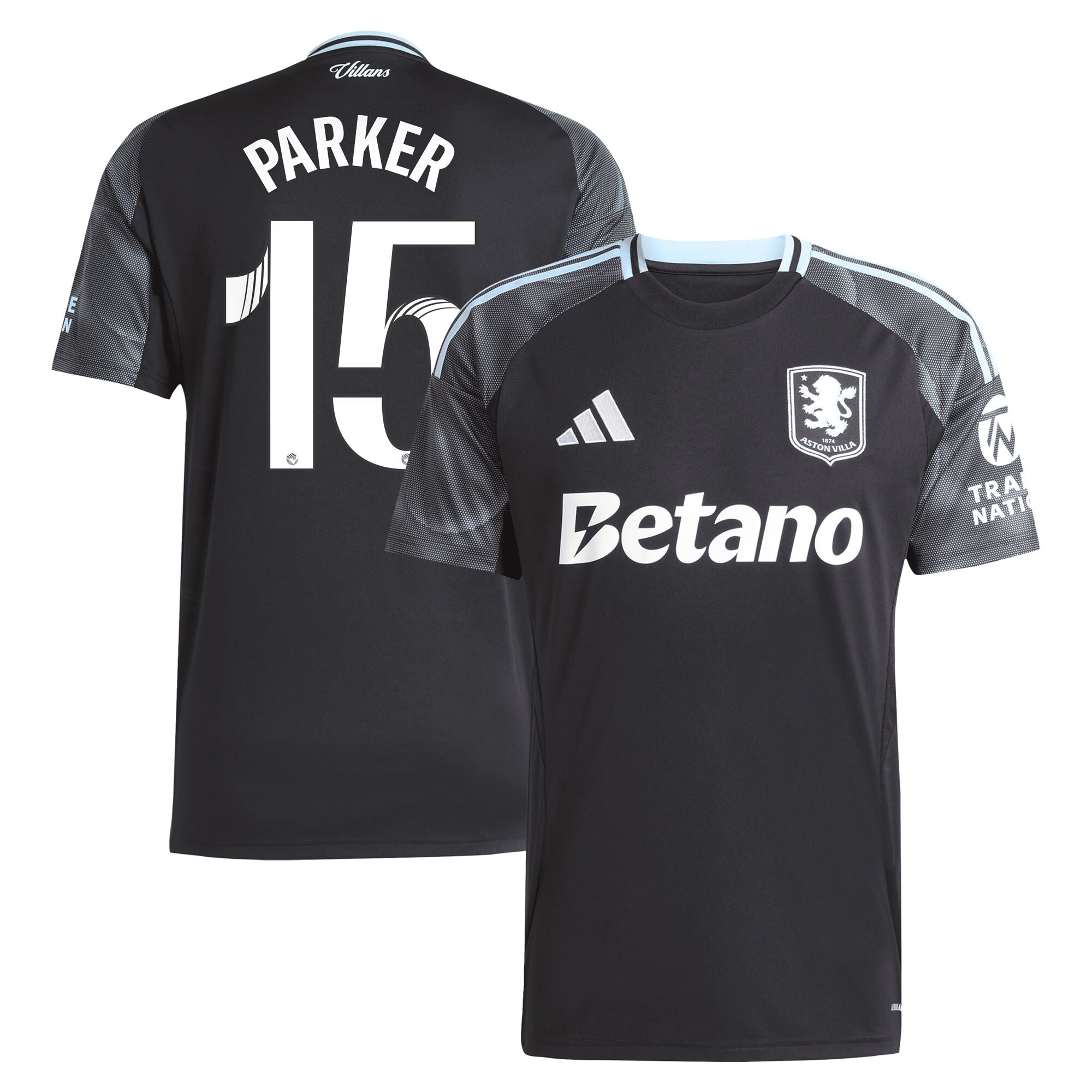 aston villa adidas wsl away shirt 2025-26 with parker 15 printing Collection | Aston Villa Shop Official Jerseys