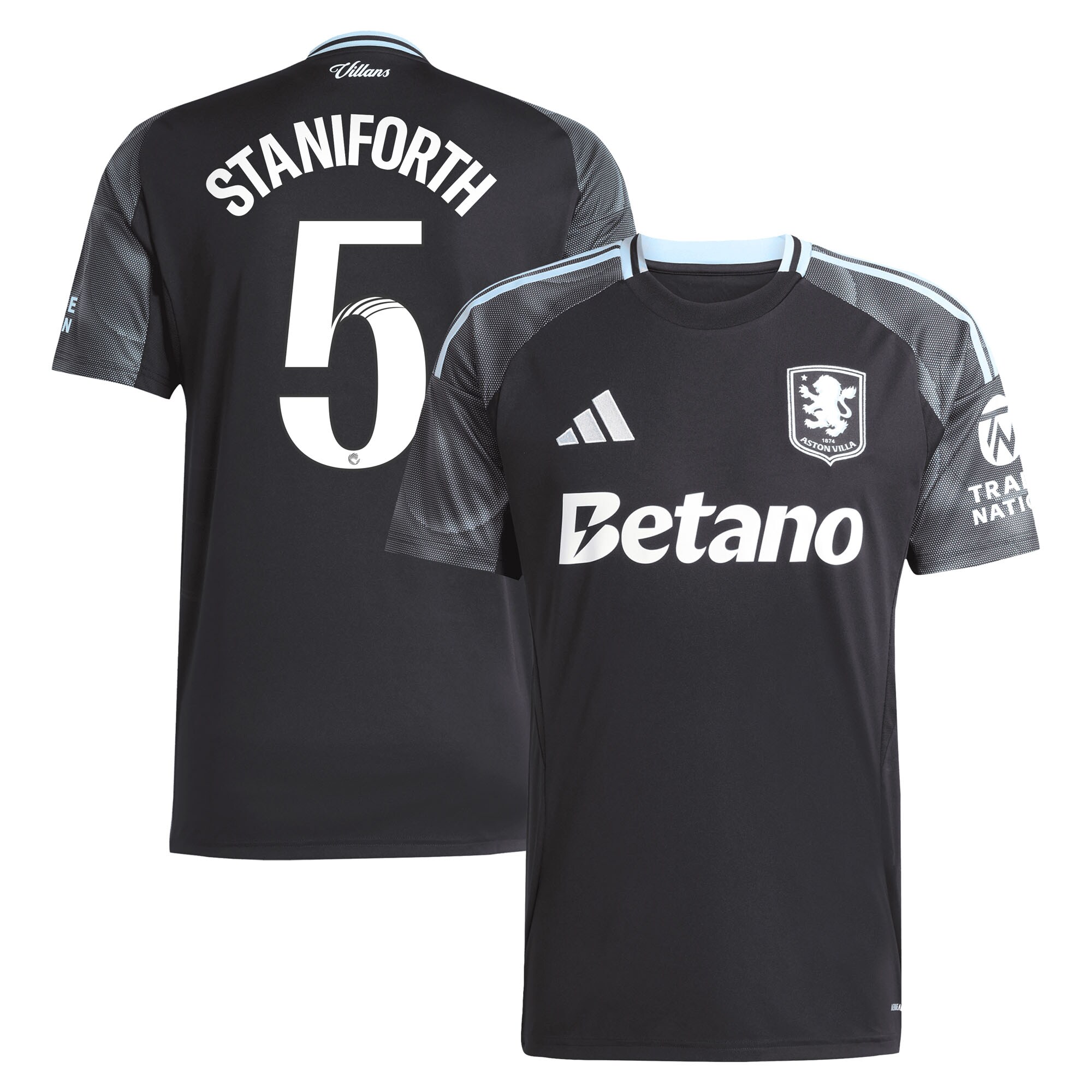 aston villa adidas wsl away shirt 2025-26 with staniforth 5 printing Collection | Aston Villa Shop Official Jerseys