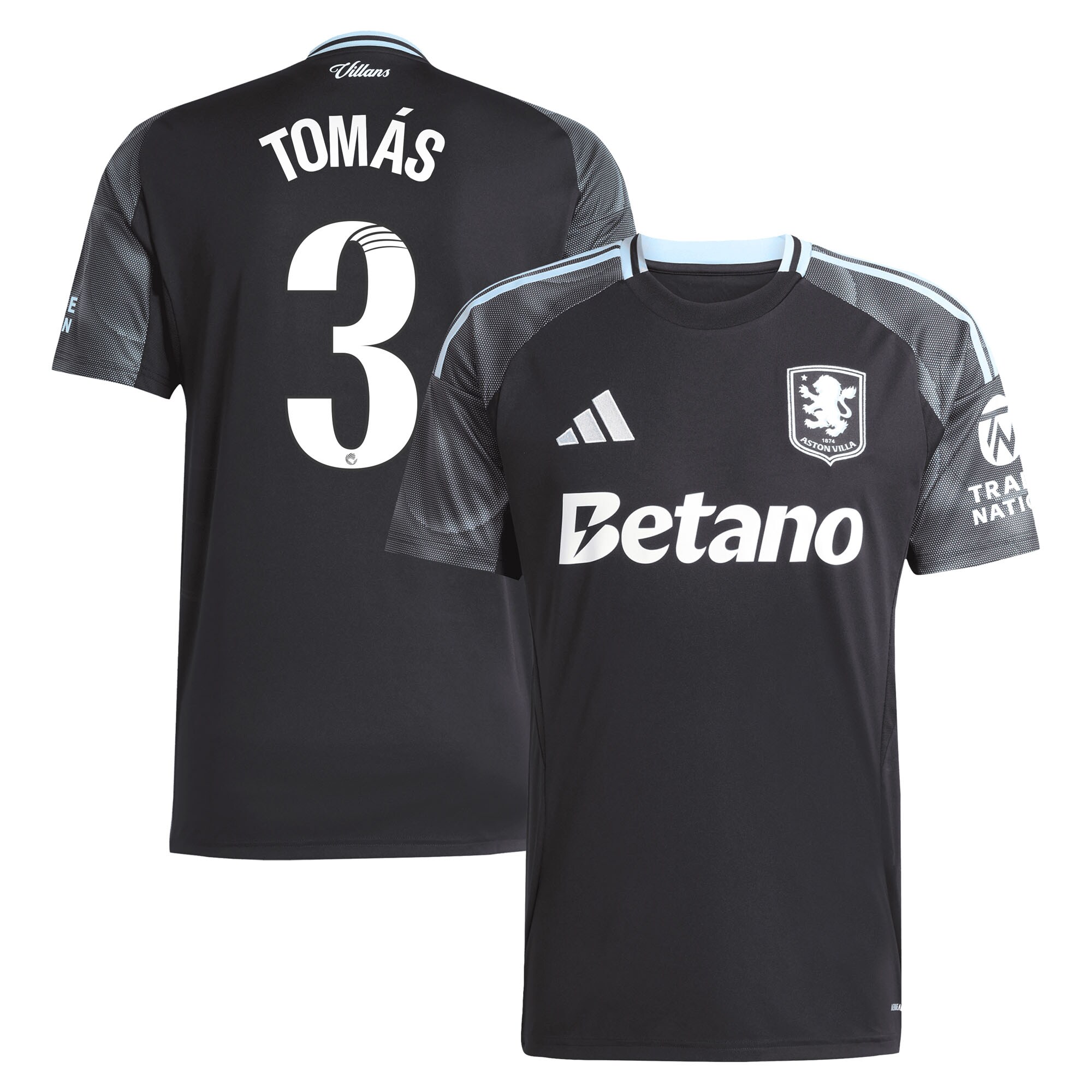 aston villa adidas wsl away shirt 2025-26 with tomás 3 printing Collection | Aston Villa Shop Official Jerseys