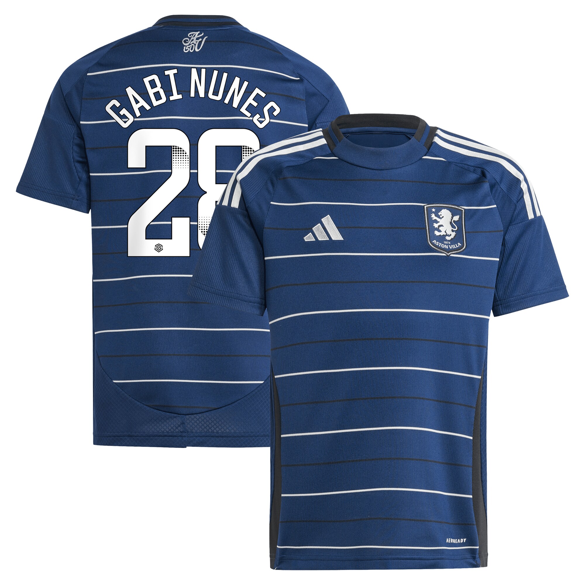aston villa adidas wsl third shirt 2024-25 – kids with gabi nunes 28 printing Collection | Aston Villa Shop Official Jerseys