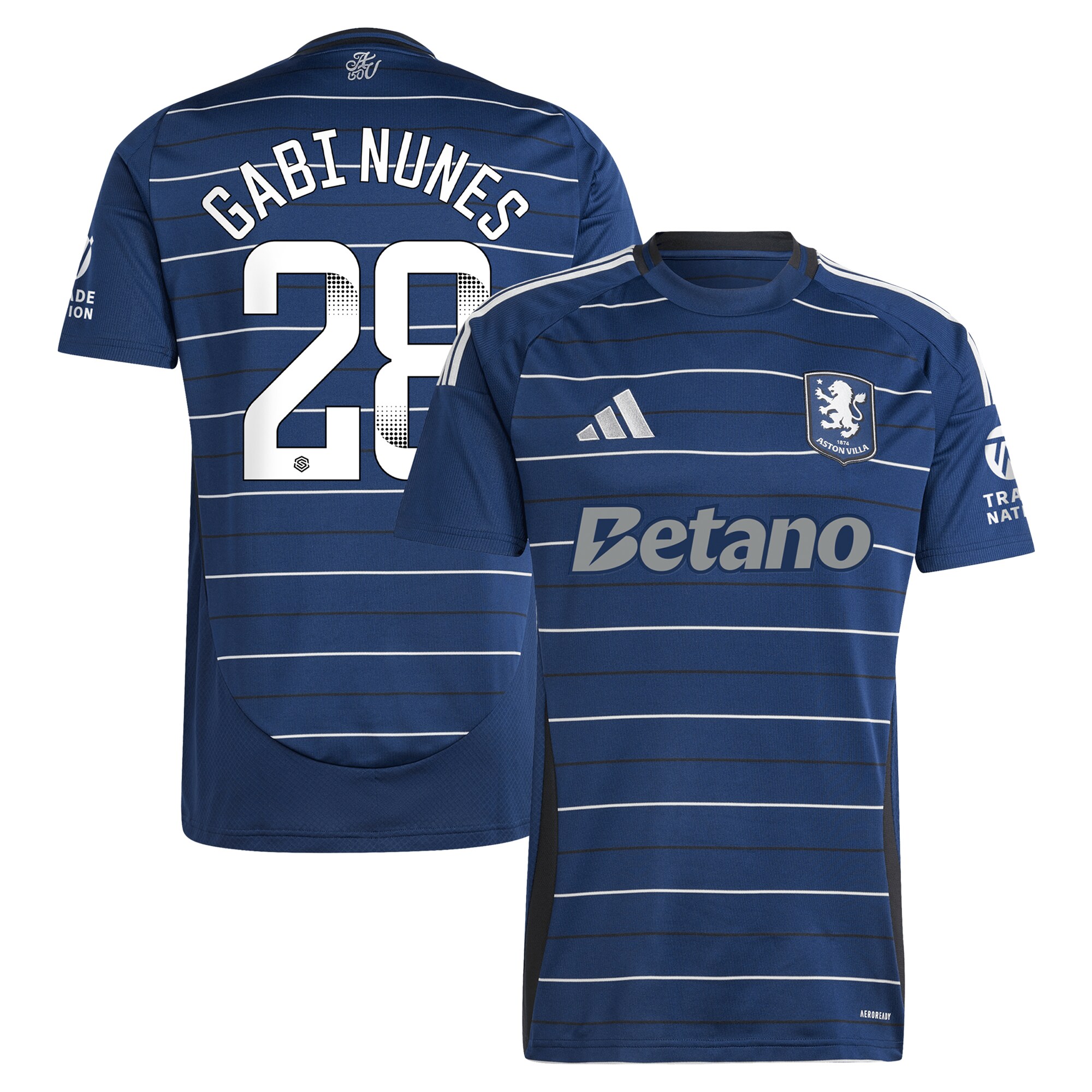 aston villa adidas wsl third shirt 2024-25 with gabi nunes 28 printing Collection | Aston Villa Shop Official Jerseys