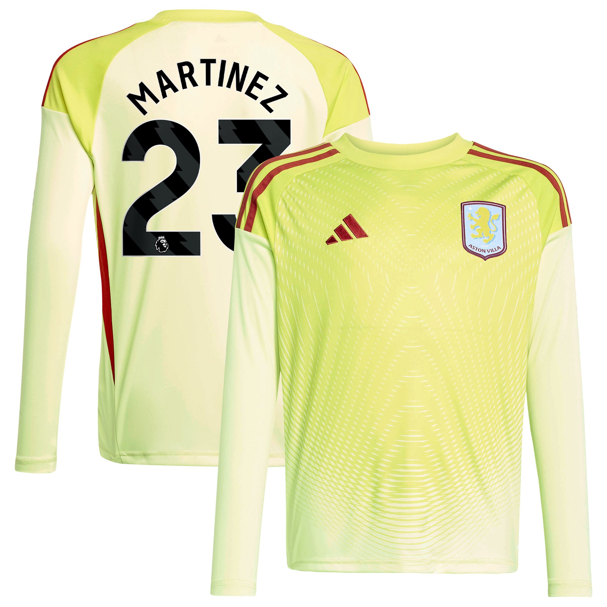 aston villa away goalkeeper shirt 2025-26 – kids with martinez 23 printing Collection | Aston Villa Shop Official Jerseys