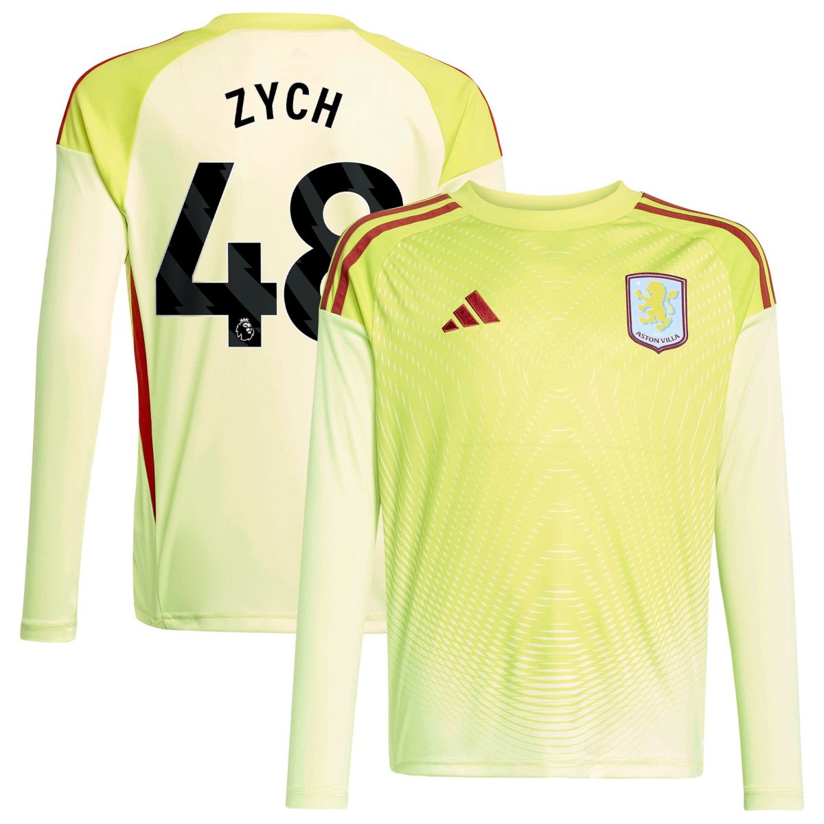 aston villa away goalkeeper shirt 2025-26 – kids with zych 48 printing Collection | Aston Villa Shop Official Jerseys