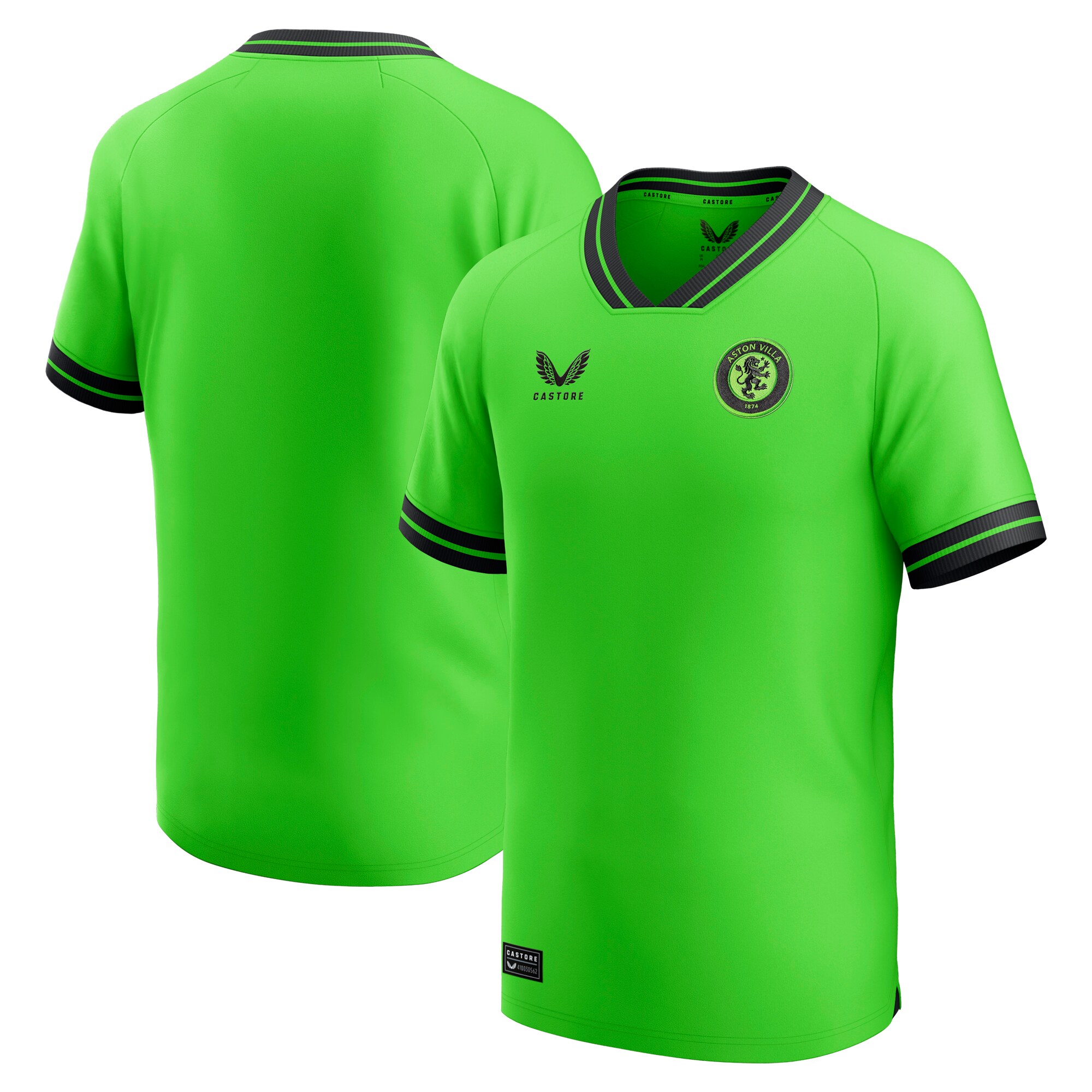 aston villa castore away goalkeeper shirt 2023-24 – kids with custom printing Collection | Aston Villa Shop Official Jerseys