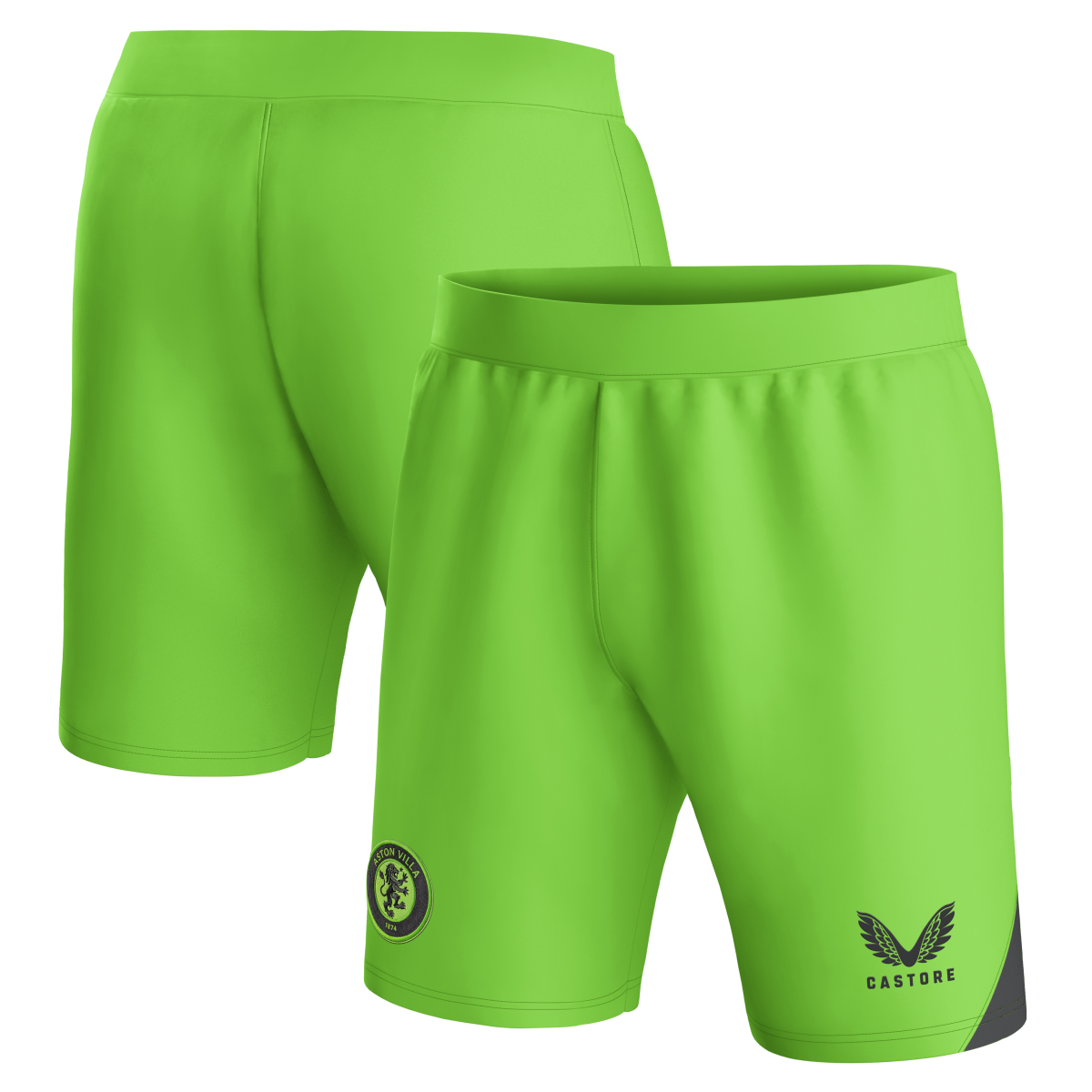 aston villa castore away goalkeeper shorts 2023-24 – kids – 13385917 with custom printing Collection | Aston Villa Shop Official Jerseys
