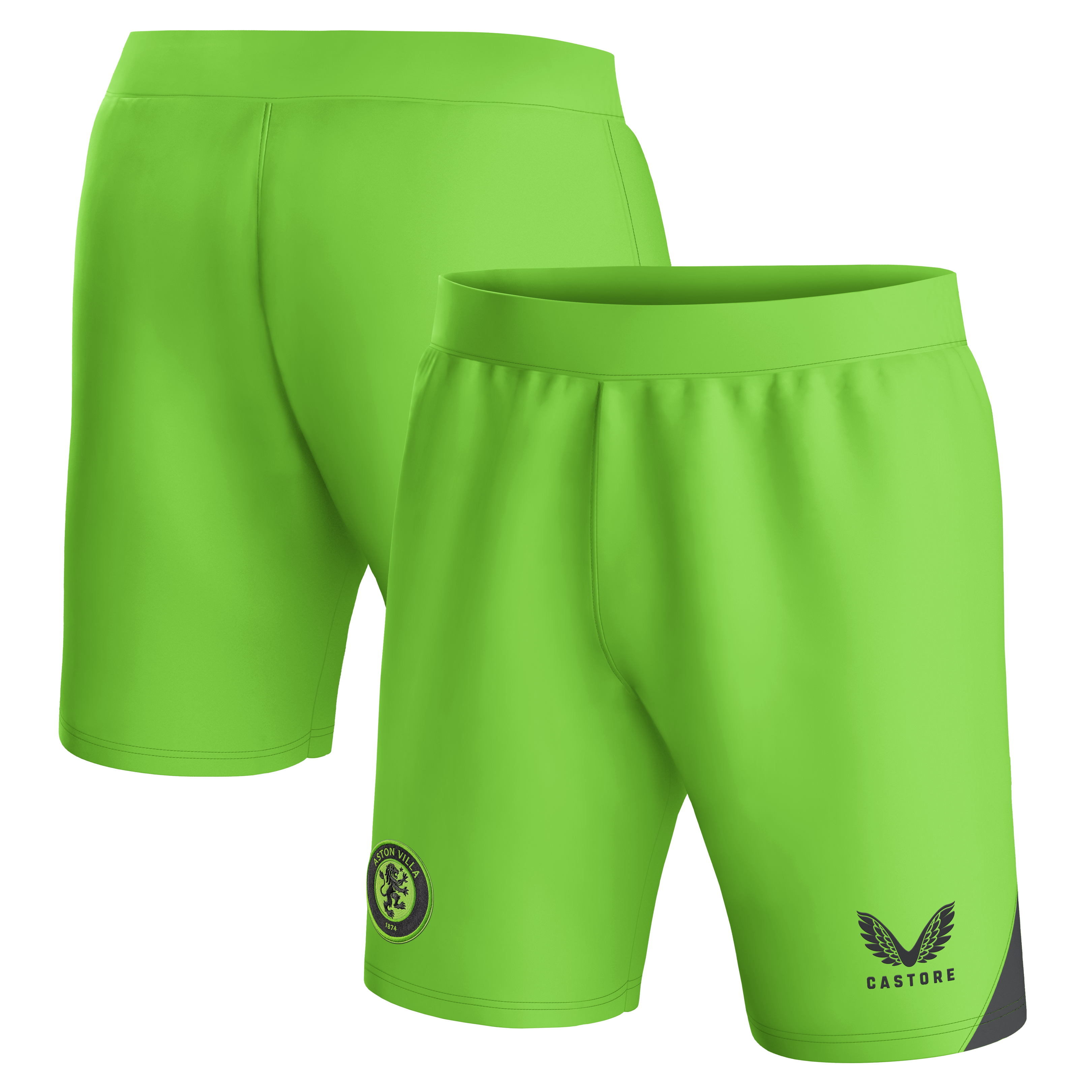 aston villa castore away goalkeeper shorts 2023-24 – kids – 13385917 with custom printing Collection | Aston Villa Shop Official Jerseys