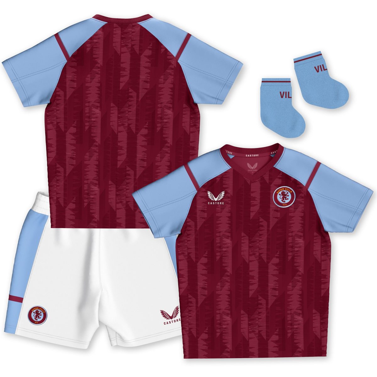 aston villa castore home baby kit 2023-24 Collection | Aston Villa Shop Official Jerseys