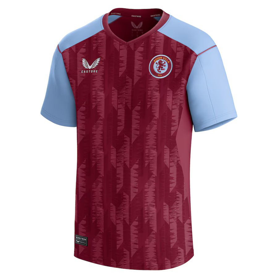 aston villa castore home shirt 2023-24 – kids with custom printing Collection | Aston Villa Shop Official Jerseys
