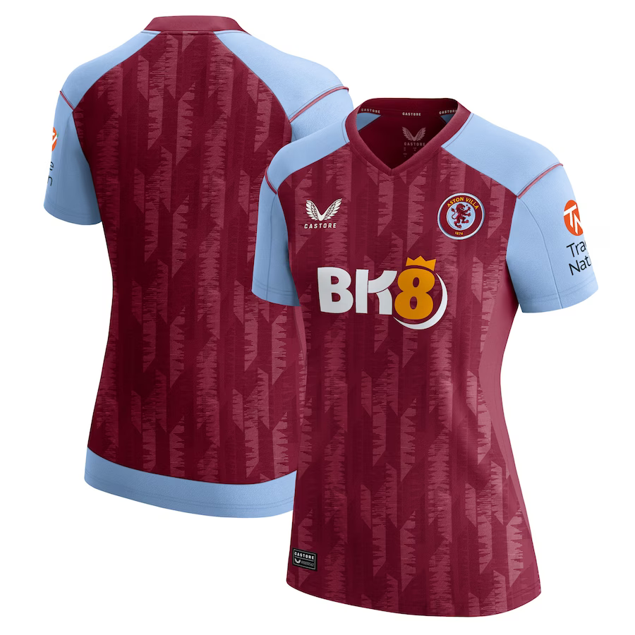 aston villa castore home shirt 2023-24 – womens with custom printing Collection | Aston Villa Shop Official Jerseys