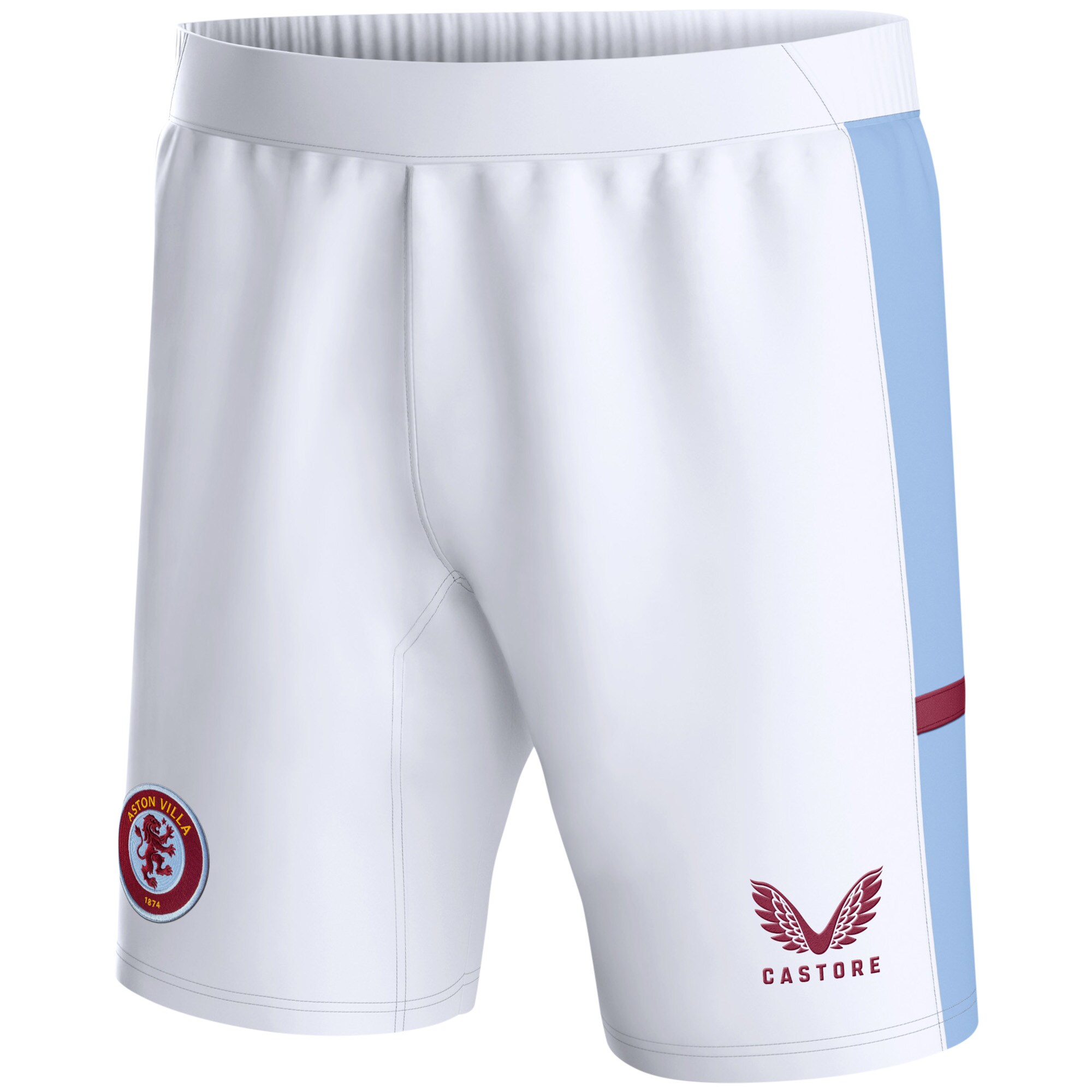 aston villa castore home shorts 2023-24 – kids with custom printing Collection | Aston Villa Shop Official Jerseys