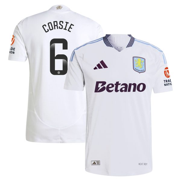 aston villa wsl adidas away authentic shirt 2024-25 with corsie 6 printing Collection | Aston Villa Shop Official Jerseys