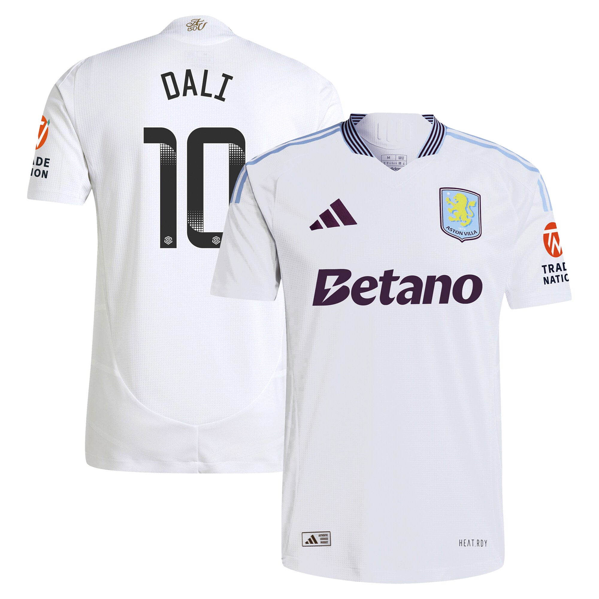 aston villa wsl adidas away authentic shirt 2024-25 with dali 10 printing Collection | Aston Villa Shop Official Jerseys