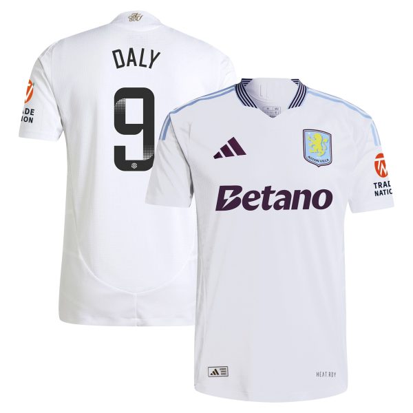 aston villa wsl adidas away authentic shirt 2024-25 with daly 9 printing Collection | Aston Villa Shop Official Jerseys