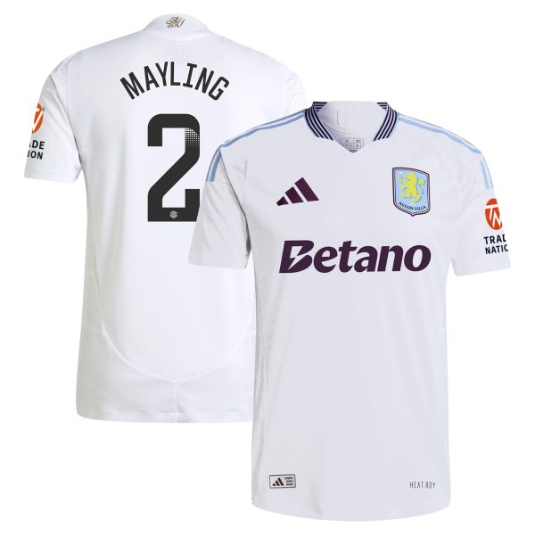 aston villa wsl adidas away authentic shirt 2024-25 with mayling 2 printing Collection | Aston Villa Shop Official Jerseys