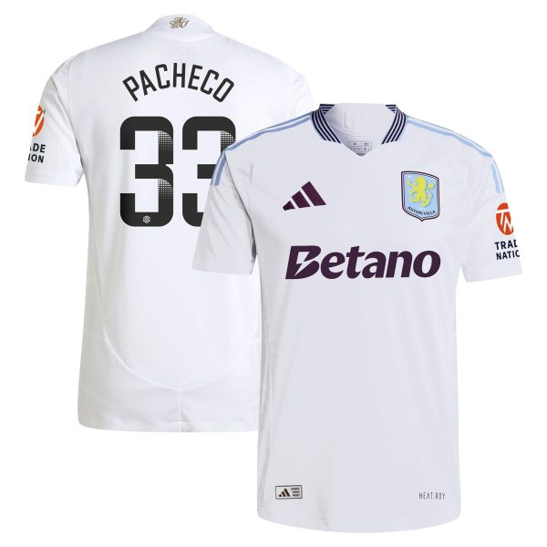 aston villa wsl adidas away authentic shirt 2024-25 with pacheco 33 printing Collection | Aston Villa Shop Official Jerseys