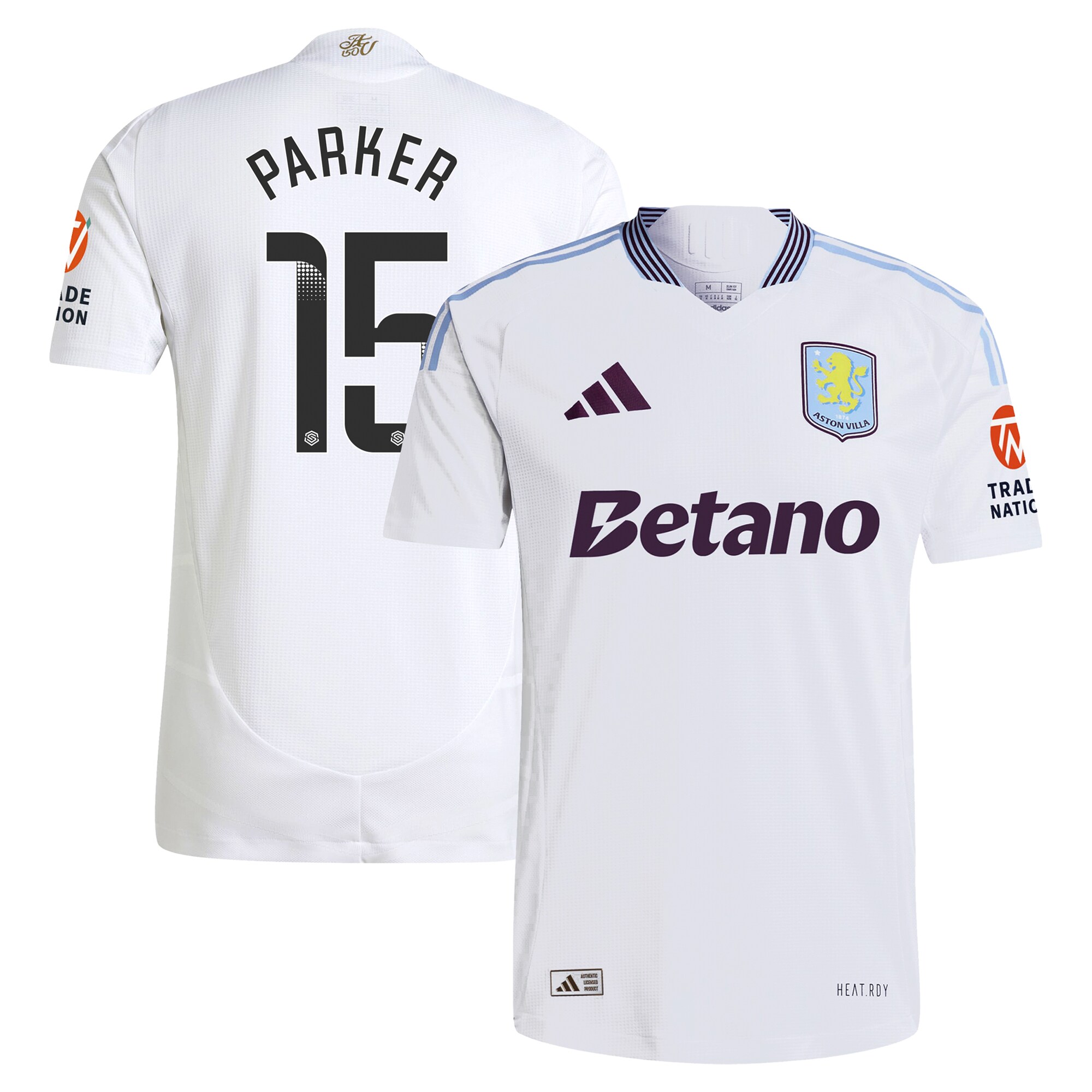 aston villa wsl adidas away authentic shirt 2024-25 with parker 15 printing Collection | Aston Villa Shop Official Jerseys