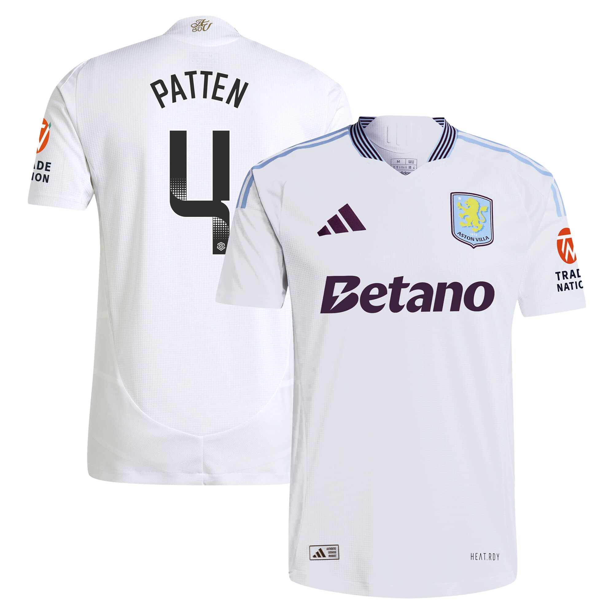 aston villa wsl adidas away authentic shirt 2024-25 with patten 4 printing Collection | Aston Villa Shop Official Jerseys