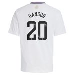 aston villa wsl adidas away shirt 2024-25 – kids with hanson 20 printing Collection | Aston Villa Shop Official Jerseys