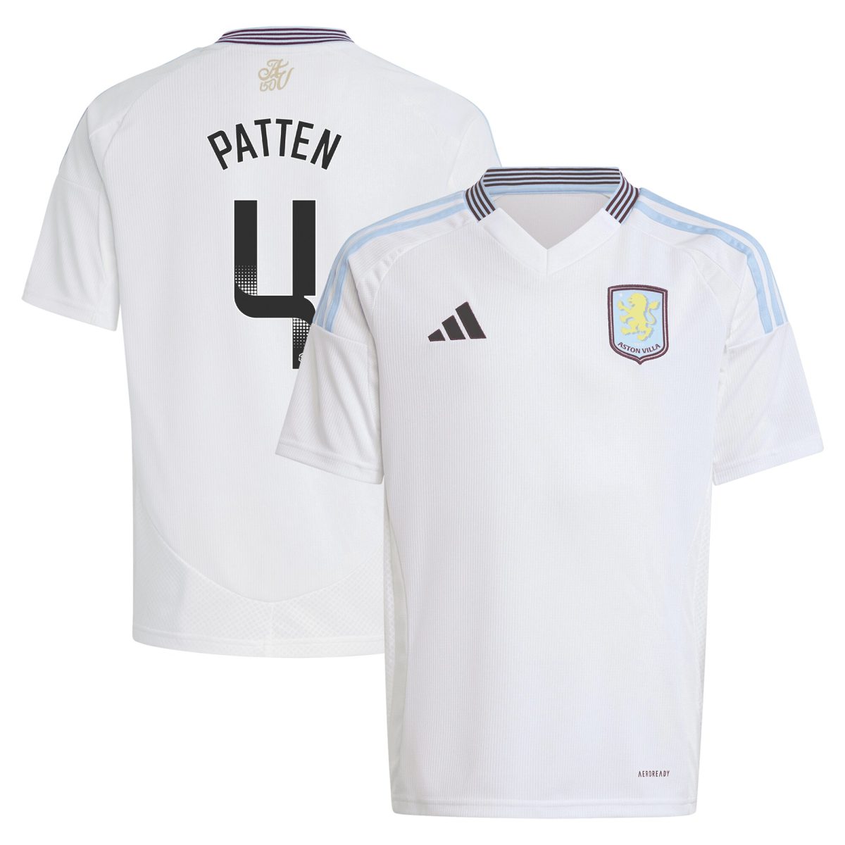 aston villa wsl adidas away shirt 2024-25 – kids with patten 4 printing Collection | Aston Villa Shop Official Jerseys