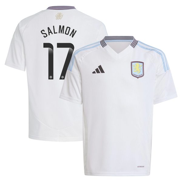 aston villa wsl adidas away shirt 2024-25 – kids with salmon 17 printing Collection | Aston Villa Shop Official Jerseys
