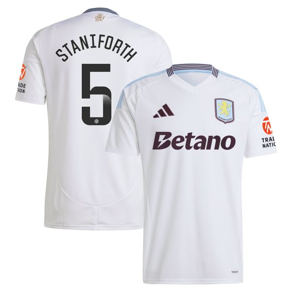 aston villa wsl adidas away shirt 2024-25 with staniforth 5 printing Collection | Aston Villa Shop Official Jerseys