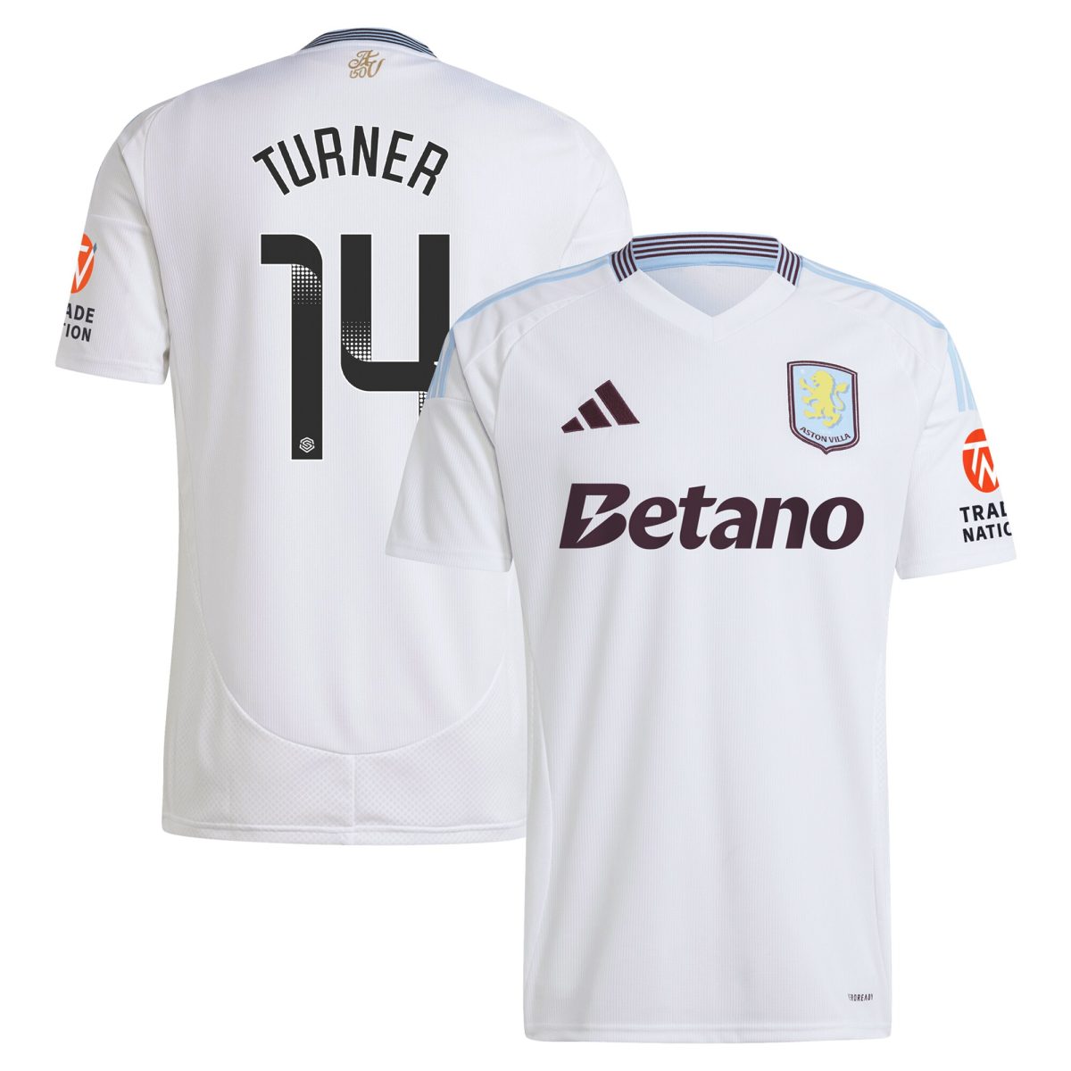 aston villa wsl adidas away shirt 2024-25 with turner 14 printing Collection | Aston Villa Shop Official Jerseys