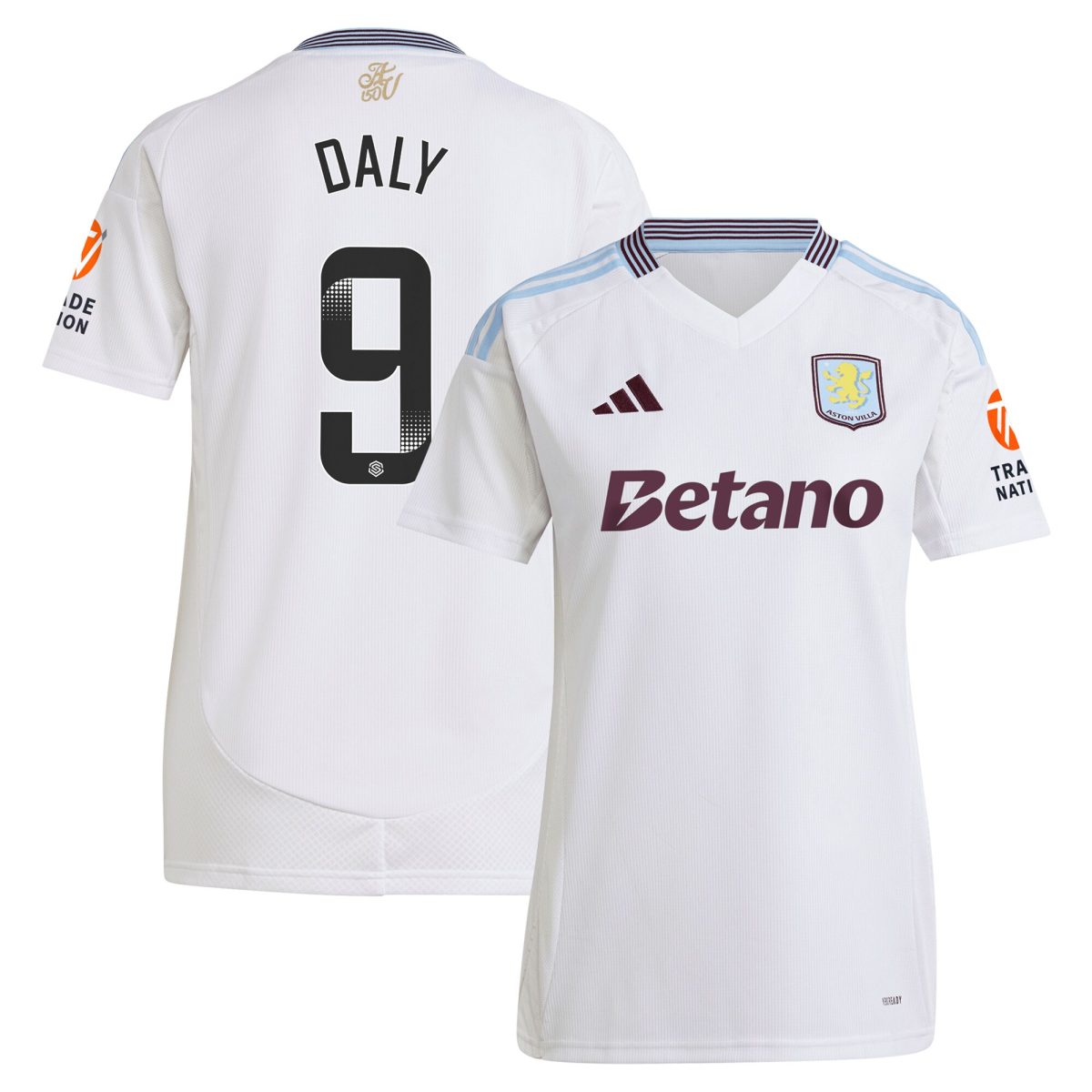 aston villa wsl adidas away shirt 2024-25 – womens with daly 9 printing Collection | Aston Villa Shop Official Jerseys