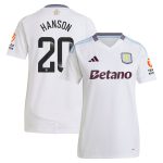 aston villa wsl adidas away shirt 2024-25 – womens with hanson 20 printing Collection | Aston Villa Shop Official Jerseys