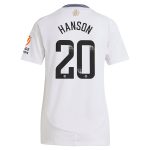 aston villa wsl adidas away shirt 2024-25 – womens with hanson 20 printing Collection | Aston Villa Shop Official Jerseys