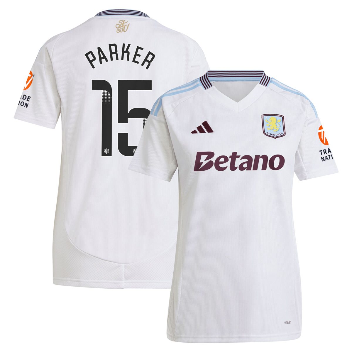 aston villa wsl adidas away shirt 2024-25 – womens with parker 15 printing Collection | Aston Villa Shop Official Jerseys