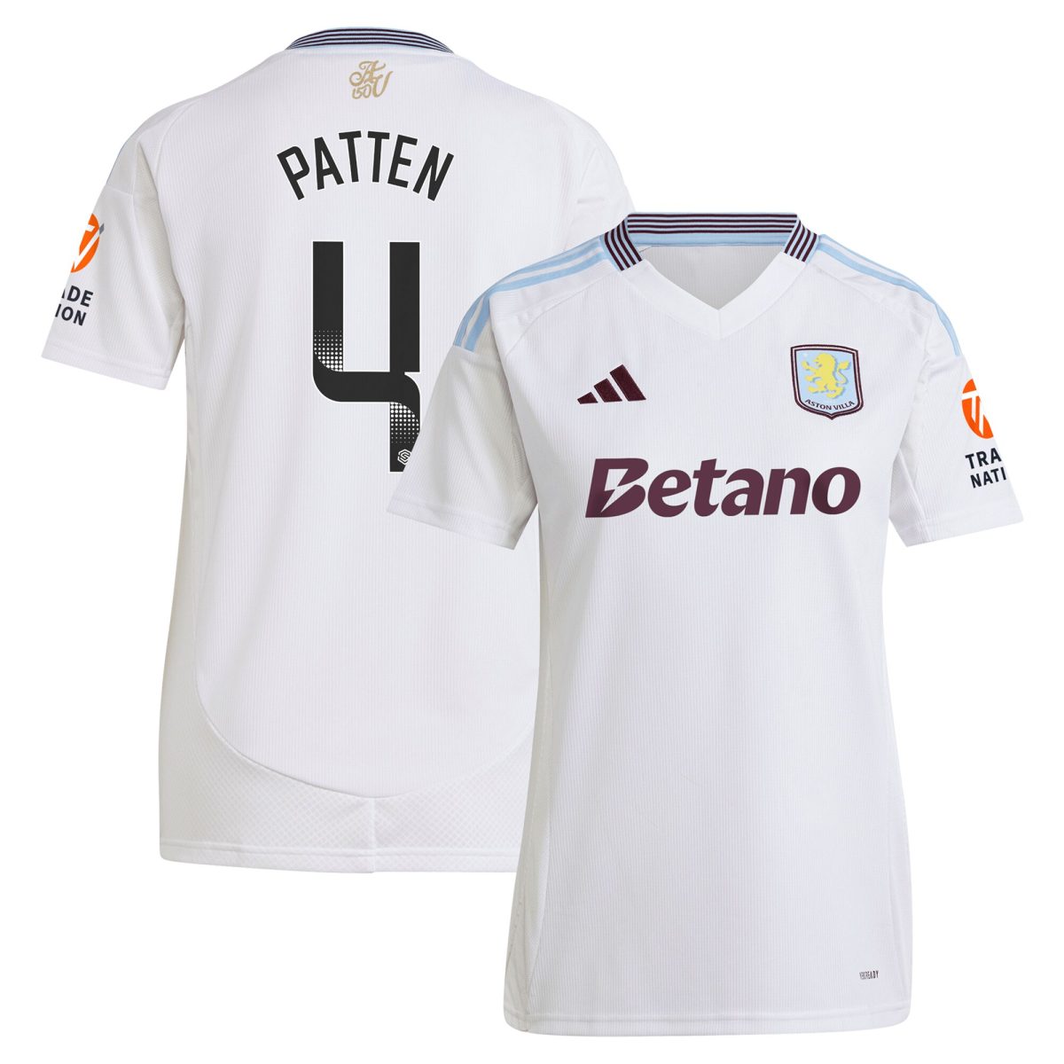 aston villa wsl adidas away shirt 2024-25 – womens with patten 4 printing Collection | Aston Villa Shop Official Jerseys