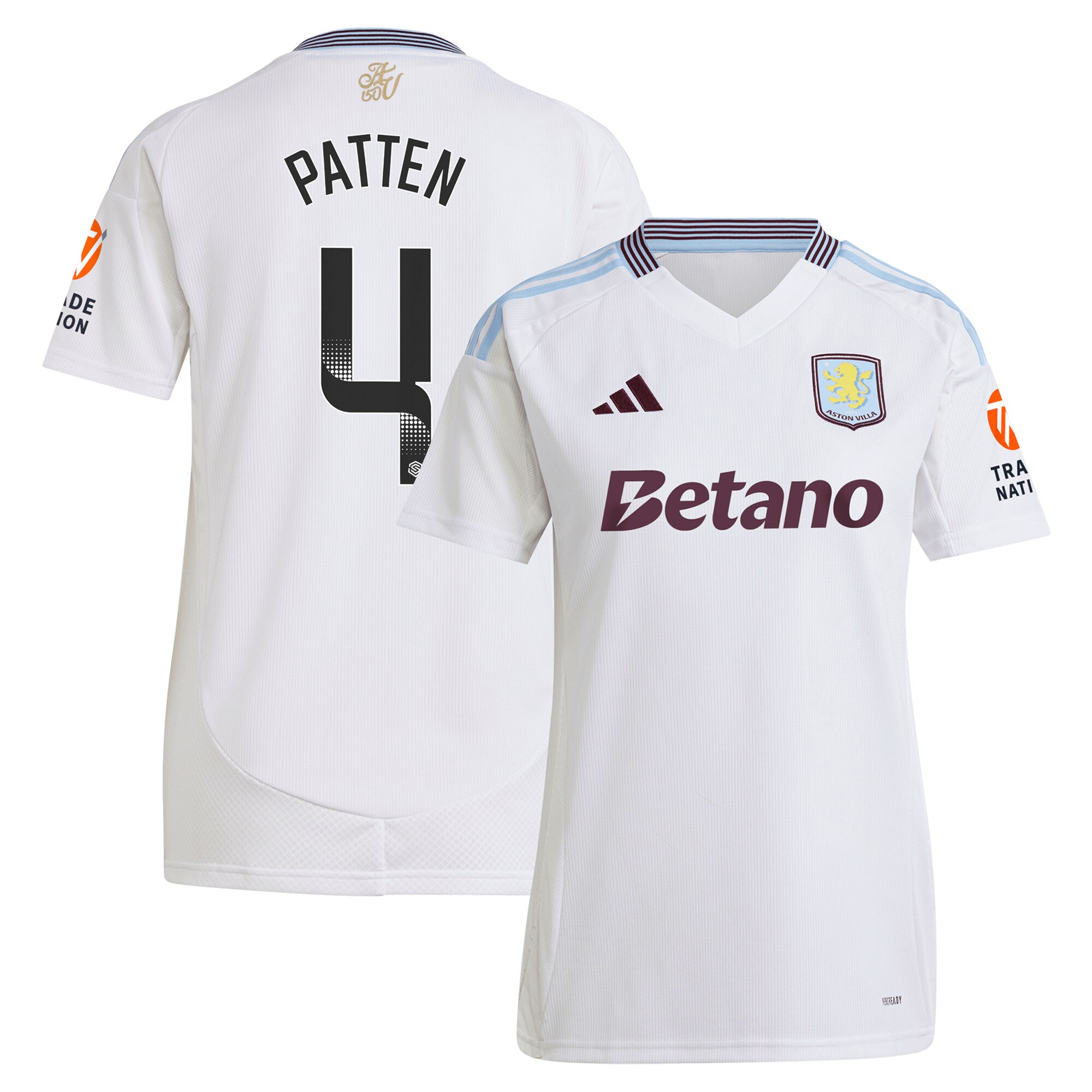 aston villa wsl adidas away shirt 2024-25 – womens with patten 4 printing Collection | Aston Villa Shop Official Jerseys