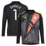 aston villa wsl adidas goalkeeper shirt 2024-25 – long sleeve – kids with d8217angelo 1 printing Collection | Aston Villa Shop Official Jerseys