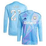 aston villa wsl adidas goalkeeper shirt 2024-25 – long sleeve with leat 21 printing – 202030996 Collection | Aston Villa Shop Official Jerseys