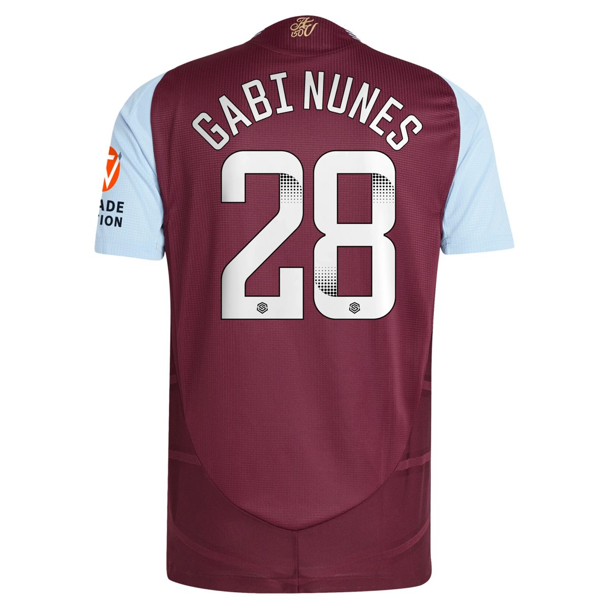aston villa wsl adidas home authentic shirt 2024-25 with gabi nunes 28 printing Collection | Aston Villa Shop Official Jerseys