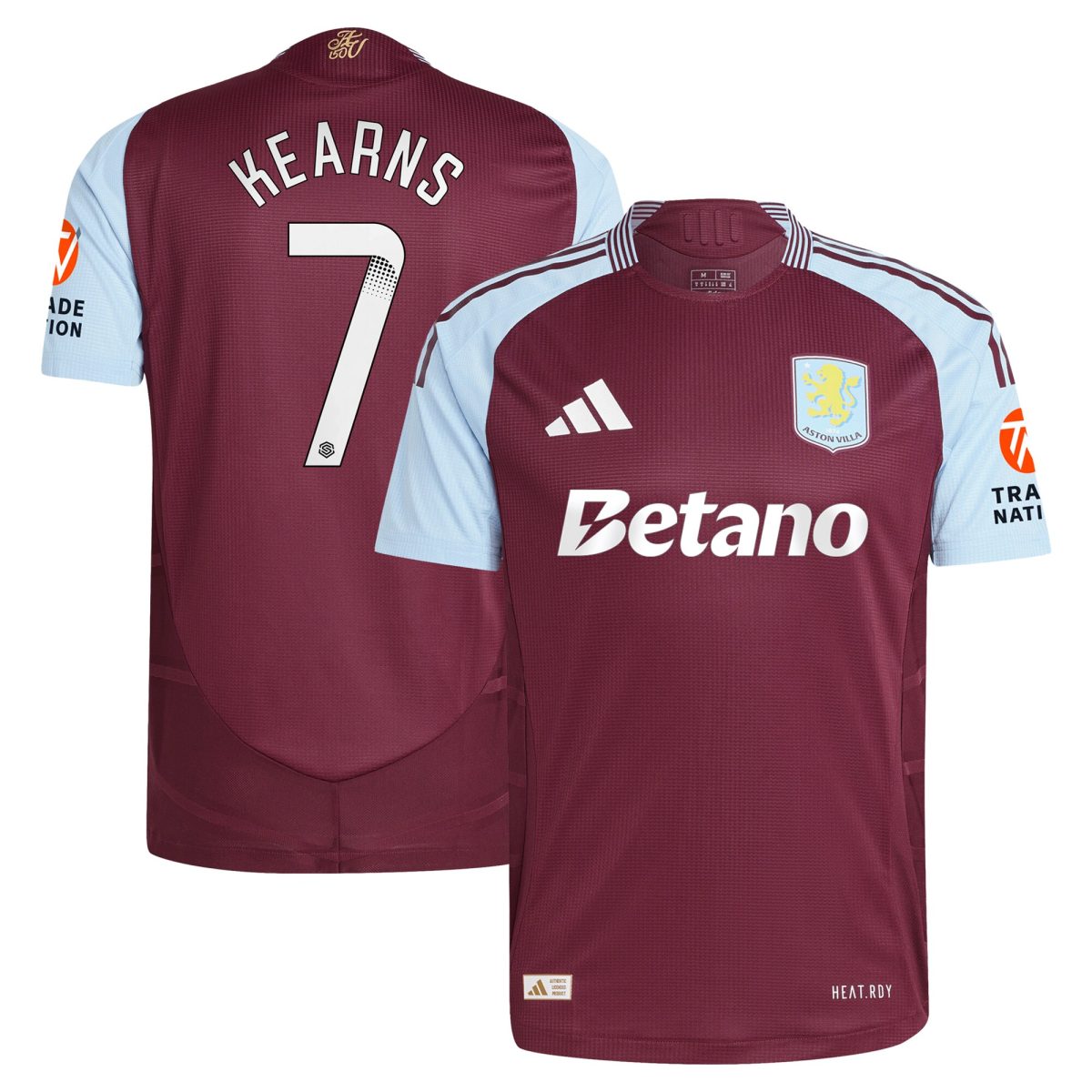 aston villa wsl adidas home authentic shirt 2024-25 with kearns 7 printing Collection | Aston Villa Shop Official Jerseys