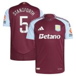 aston villa wsl adidas home authentic shirt 2024-25 with staniforth 5 printing Collection | Aston Villa Shop Official Jerseys