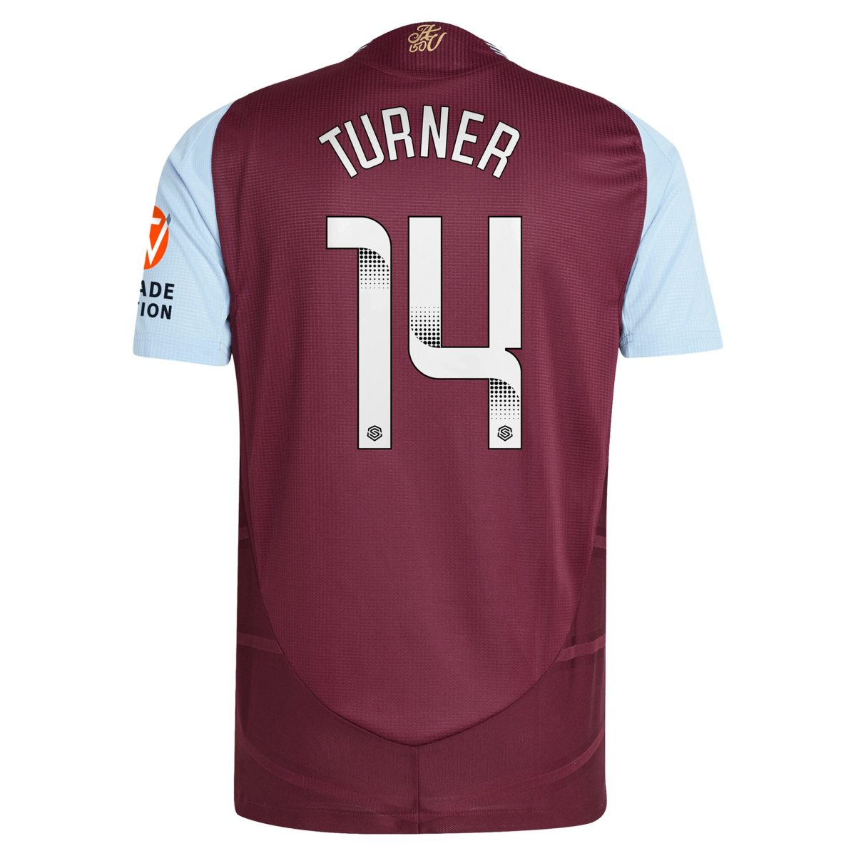 aston villa wsl adidas home authentic shirt 2024-25 with turner 14 printing Collection | Aston Villa Shop Official Jerseys